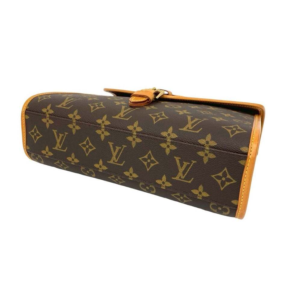 LOUIS VUITTON Brown Monogram Leather Shoulder Bag - Picture 8 of 10